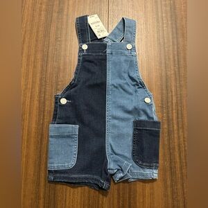 Epic Threads Two-Tone Blue Overalls size 3T